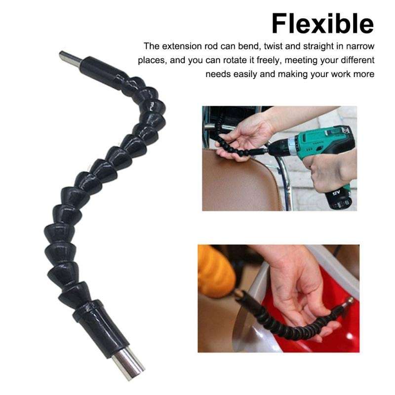 22 PCS / Set Screwdriver Corner Universal Soft Shaft Hex Handle Batch Combination Tool(Silver)