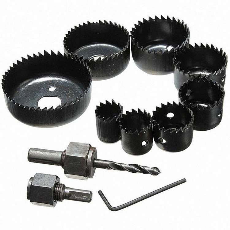 16 PCS / Set Woodworking Open Machine Plastic Barrel Plasterboard Punch Drill Bit Electric Drill Rea
