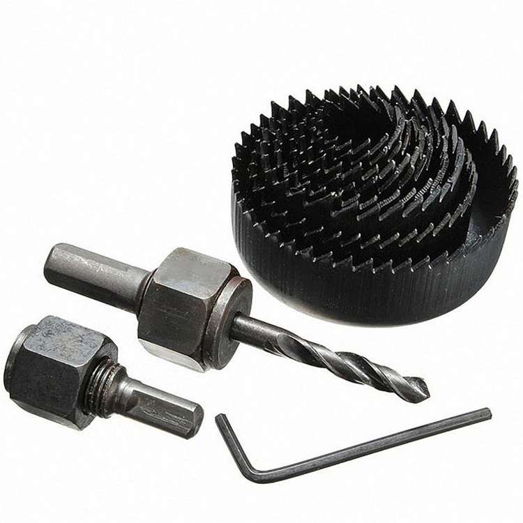16 PCS / Set Woodworking Open Machine Plastic Barrel Plasterboard Punch Drill Bit Electric Drill Rea
