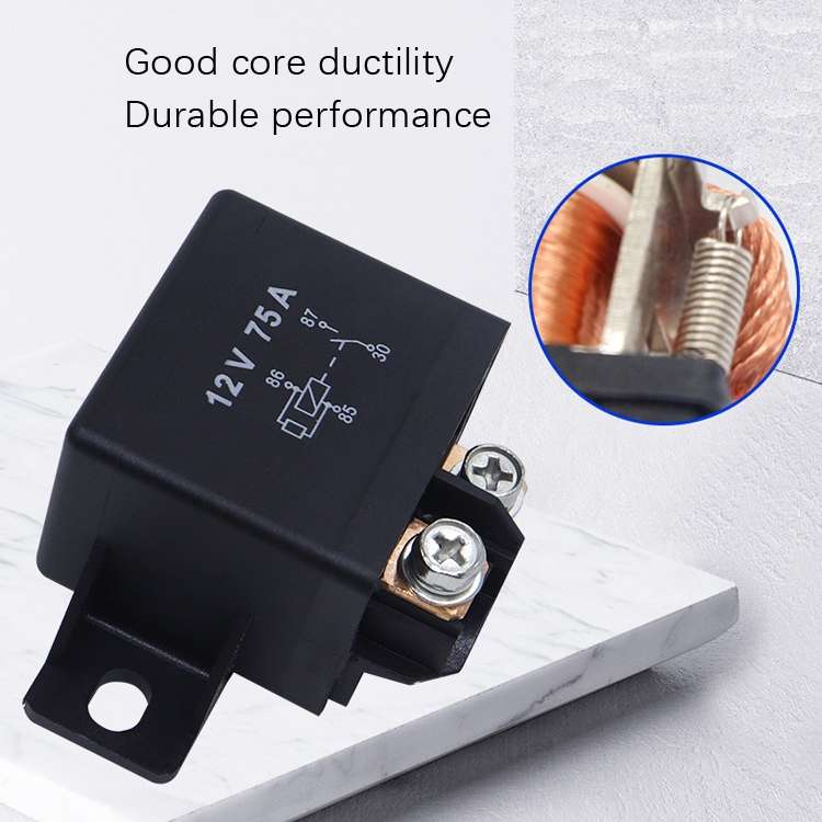 75A 12V24V 033200250 Forklift Relay Excavator Start Relay, Rated voltage: 12V