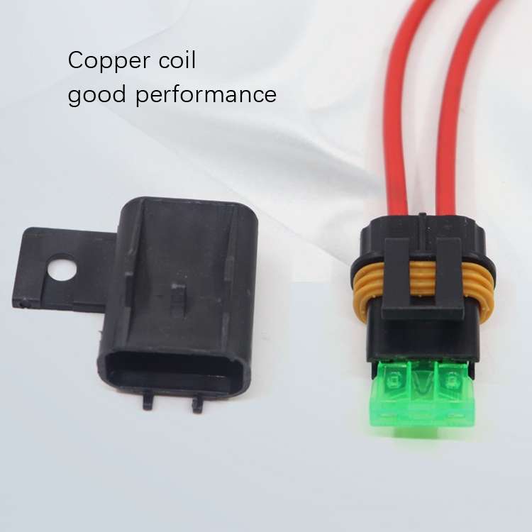 Car Slice Fuse Holder Waterproof Fuse Box Tape Line Fuse Box(Insurance Box With No.12 Cable)