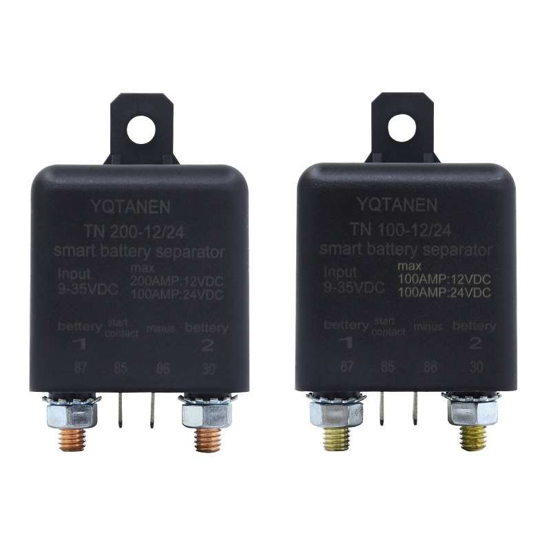 YQTANEN Small Volume Wide Voltage Dual Battery Isolator, Current: 100A