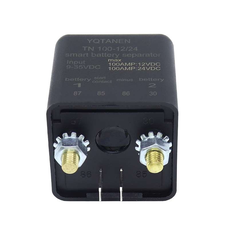 YQTANEN Small Volume Wide Voltage Dual Battery Isolator, Current: 100A