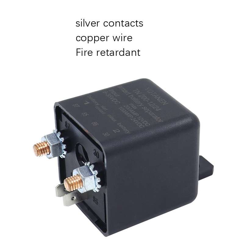 YQTANEN Small Volume Wide Voltage Dual Battery Isolator, Current: 100A