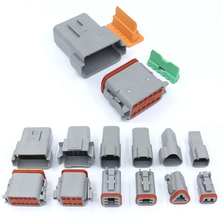 DT04-12P / DT06-12S With Copper Car Waterproof Connector Conductive Connection Terminal