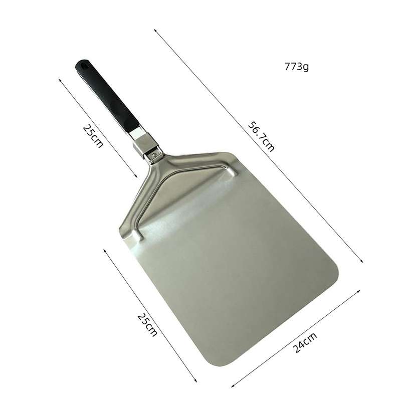 Handle Foldable Pizza Cake Aluminum Spatula(A)