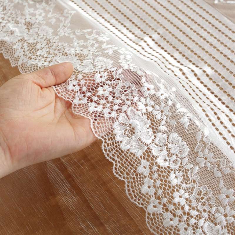 Romantic Lace Table Runner Wedding Decoration, Size: 180cm(Black Lace)