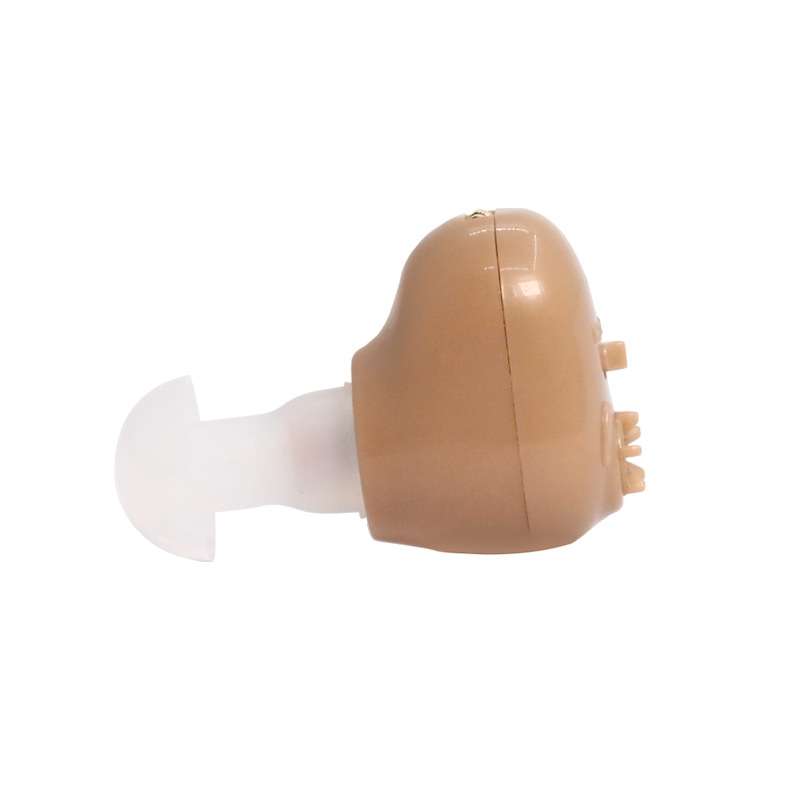 Elderly Sound Amplifier Portable Ear Canal Rechargeable Hearing Aid, Specification: US Plug(Skin Col