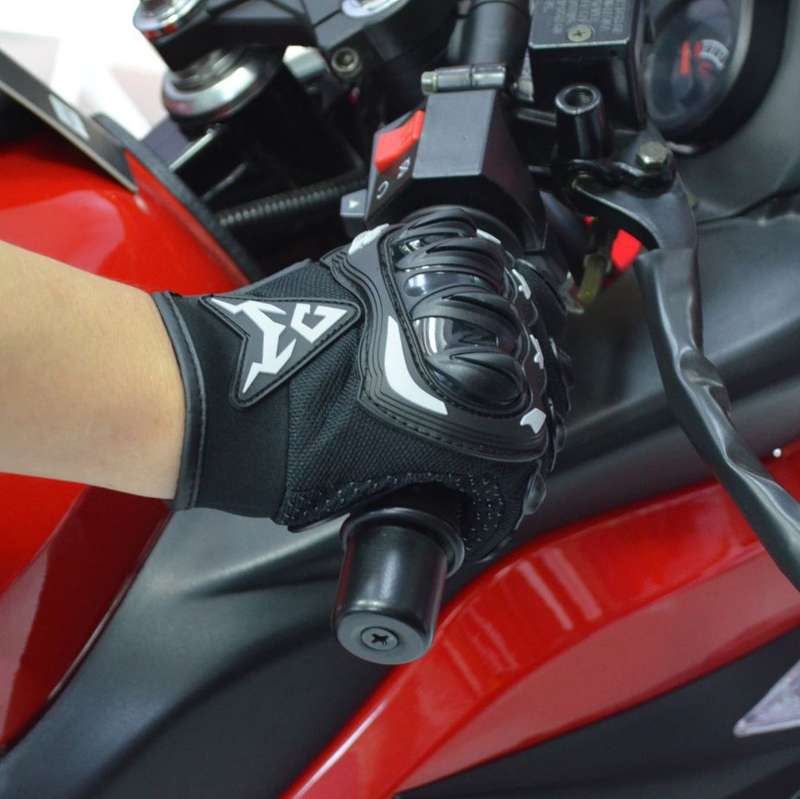 MOTOCENTRIC 13-MC-010 Touch Screen Motorcycle Breathable Gloves, Specification: M(Red)