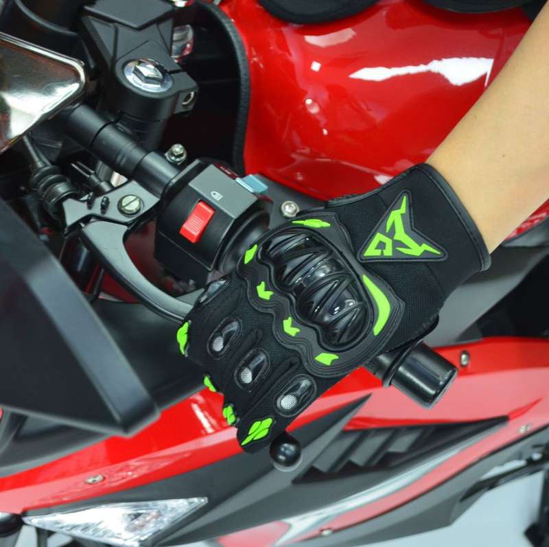 MOTOCENTRIC 13-MC-010 Touch Screen Motorcycle Breathable Gloves, Specification: M(Red)