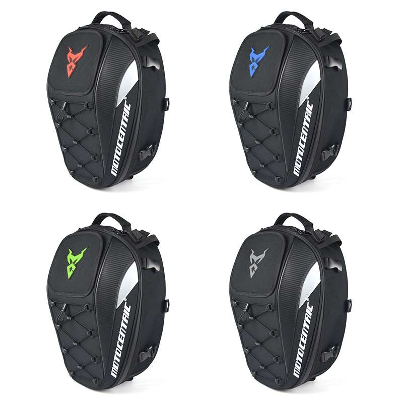 MOTOCENTRIC 11-MC-0102 Motorcycle Rear Seat Helmet Bag(Green)