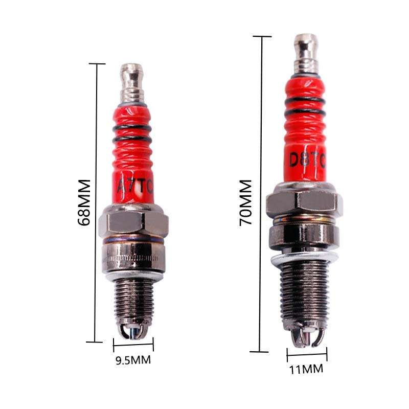 Motorcycle Spark Plug 125 150 Pedal Bend Beam Boost Car Universal(A7TC)