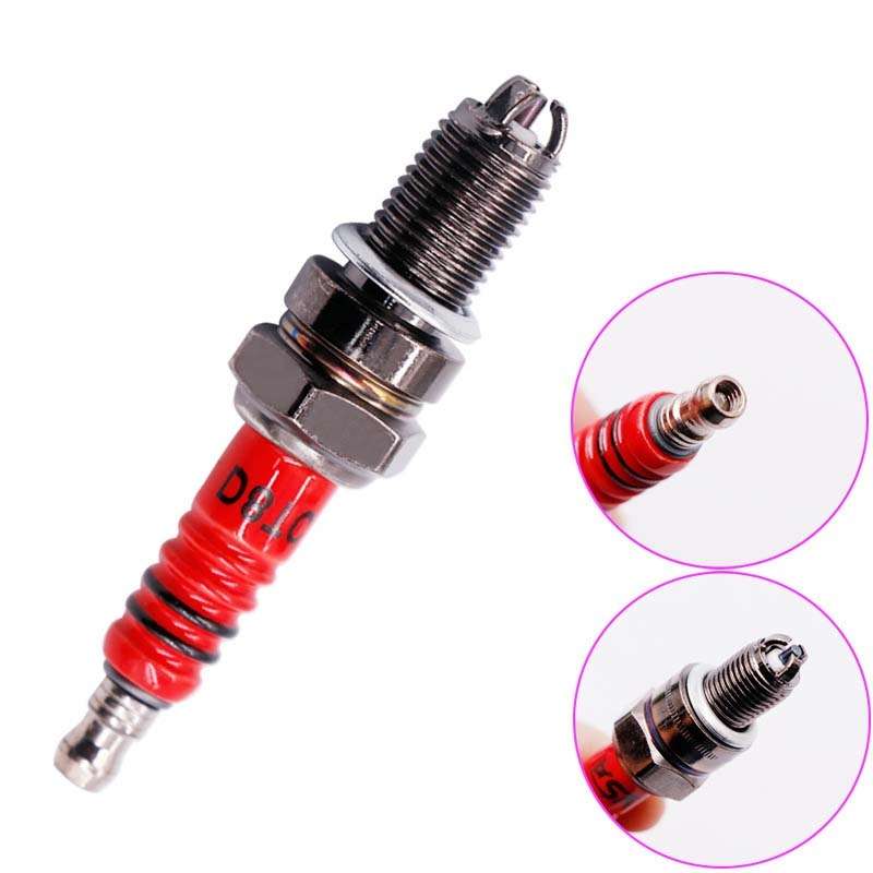 Motorcycle Spark Plug 125 150 Pedal Bend Beam Boost Car Universal(A7TC)