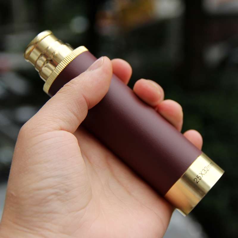 25x32 Pirate High Power Monocular Pocket Telescope,Style: Standard