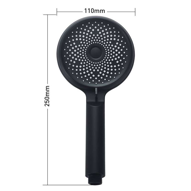 Home Handheld Silicone Supercharged Shower Nozzle, Style: White