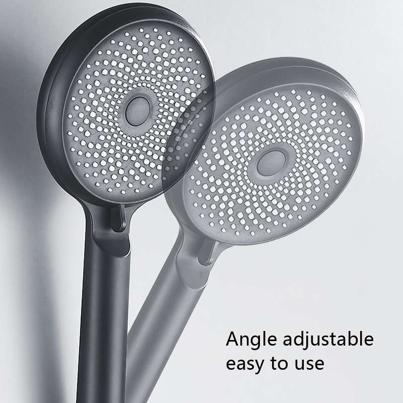 Home Handheld Silicone Supercharged Shower Nozzle, Style: White