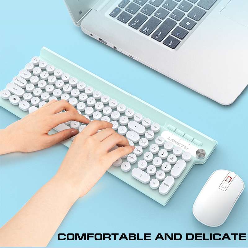 LANGTU L3 102 Keys Anti-Spill Silent Office Wired Mechanical Keyboard, Cable Length: 1.5m(Black)