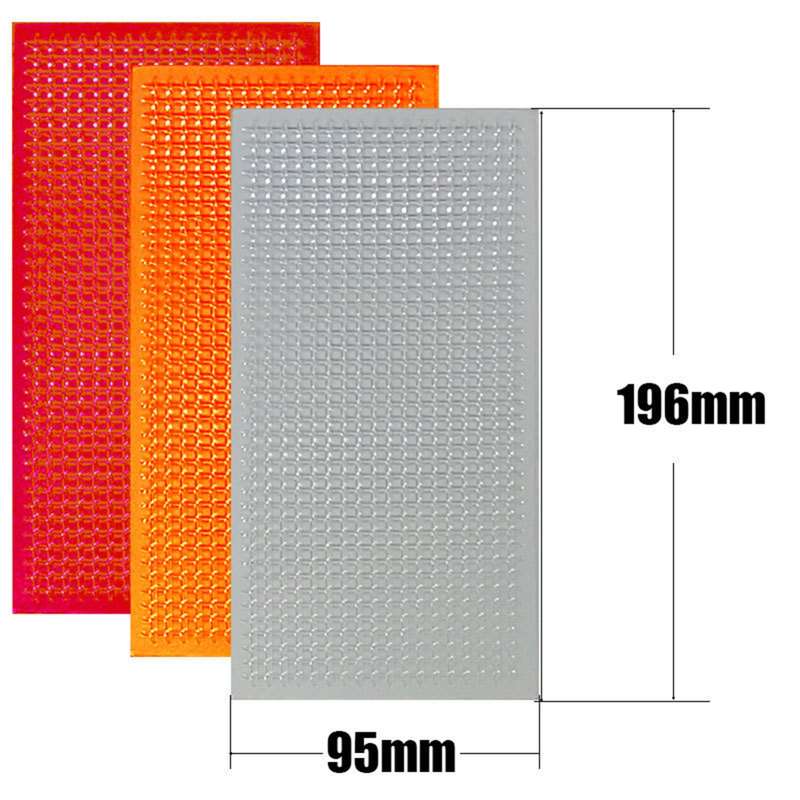 Sikeo Car Tail Light Repair Patch DIY Quick Patch Tool Package(Red+Yellow+Transparent)