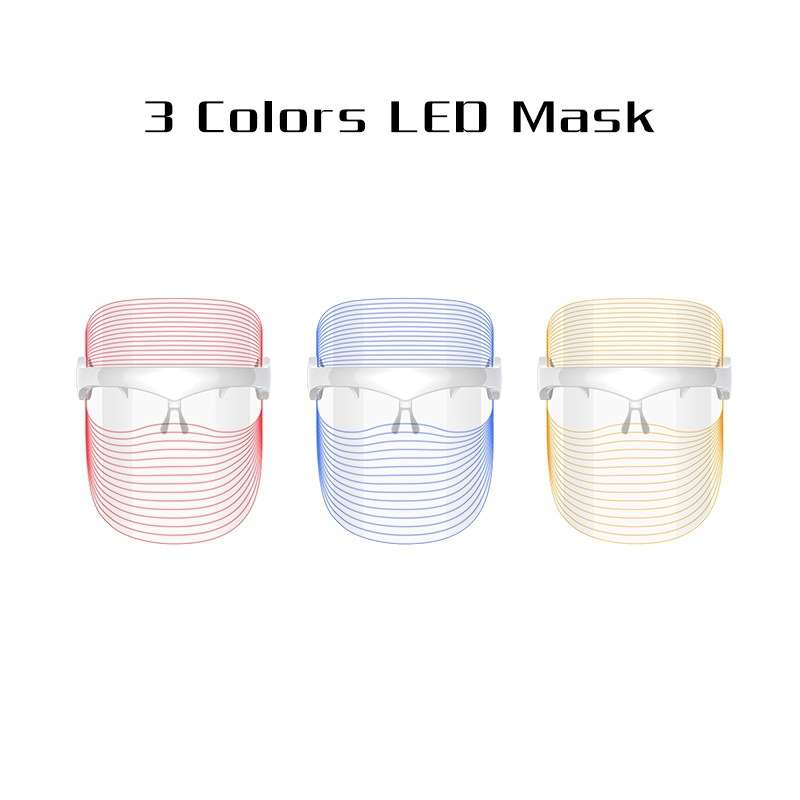 LED IPL Photon Beauty Skin Rejuvenation Instrument, Specification: 908 Three Color(White)