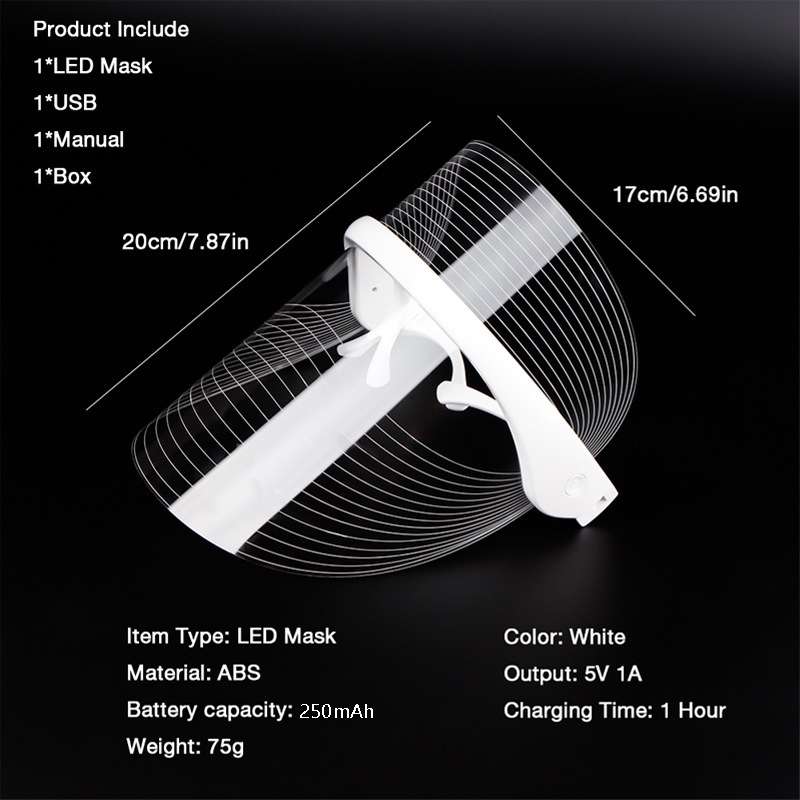 LED IPL Photon Beauty Skin Rejuvenation Instrument, Specification: 908 Three Color(White)