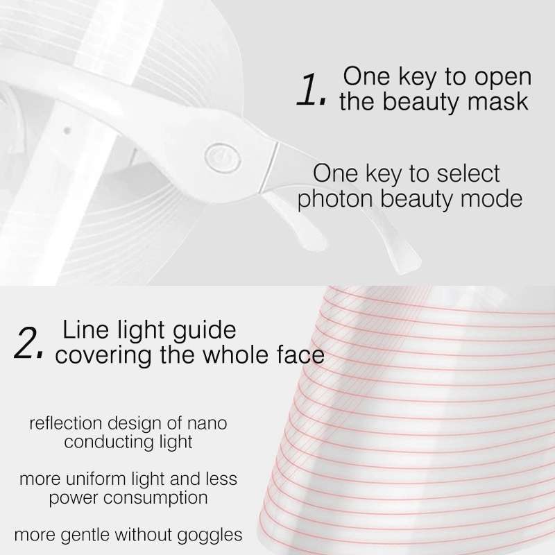 LED IPL Photon Beauty Skin Rejuvenation Instrument, Specification: 908 Three Color(White)