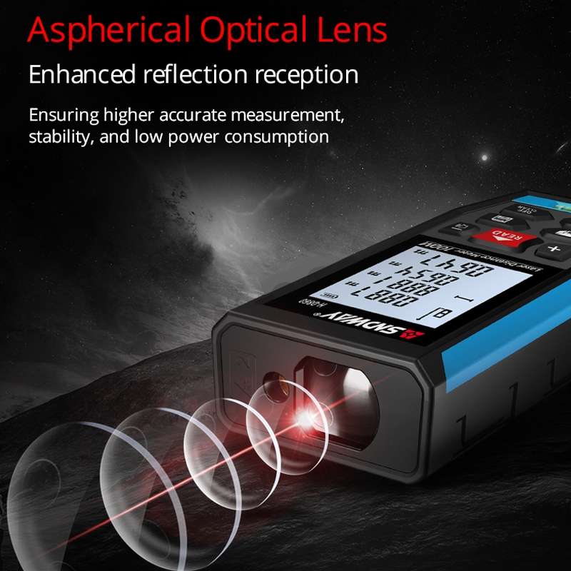 SNDWAY H-D120A Handheld Laser Rangefinder Infrared Measuring Instrument, Distance: 120m