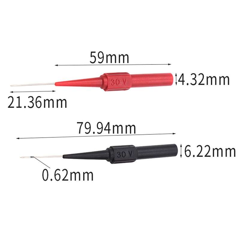 Coarse Probe Auto Repair Test Multimeter Pen, Color: Black