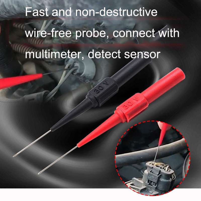 Coarse Probe Auto Repair Test Multimeter Pen, Color: Black