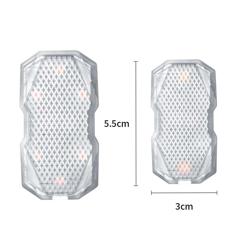 Car Colorful Voice-activated Reading Touch Atmosphere Light, Style: Touch Type (Pink Purple)