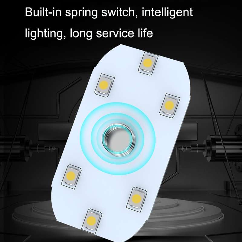 Car Lighting Reading Light LED Touch Sensing Ambient Light, Style:, Color: Pink Purple