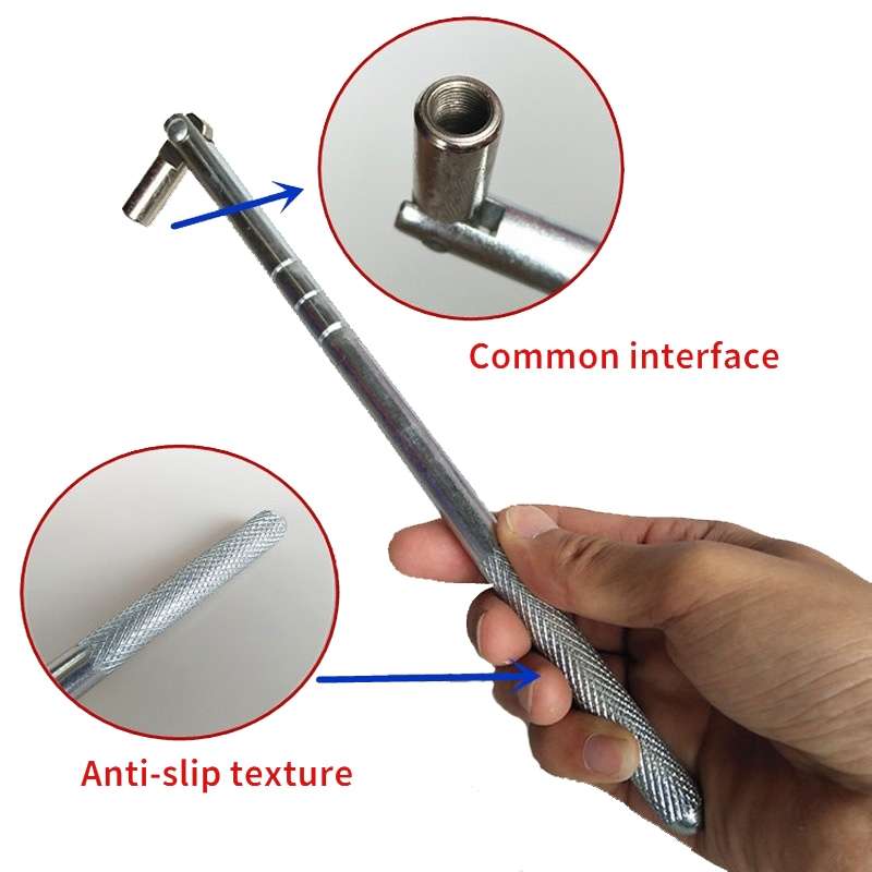 Car Valve Lever Valve Replacement Puller Tire Repair Tool, Style: Steel Handle