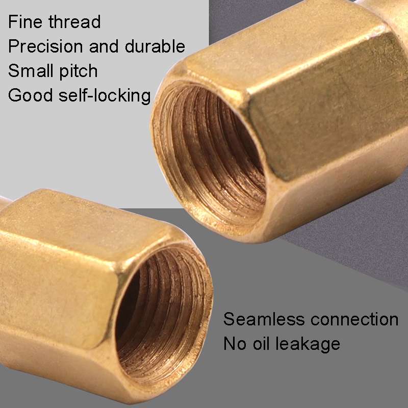 50 PCS Butter Machine Head Copper Universal Steel Tip Pneumatic Oil Nozzle Head