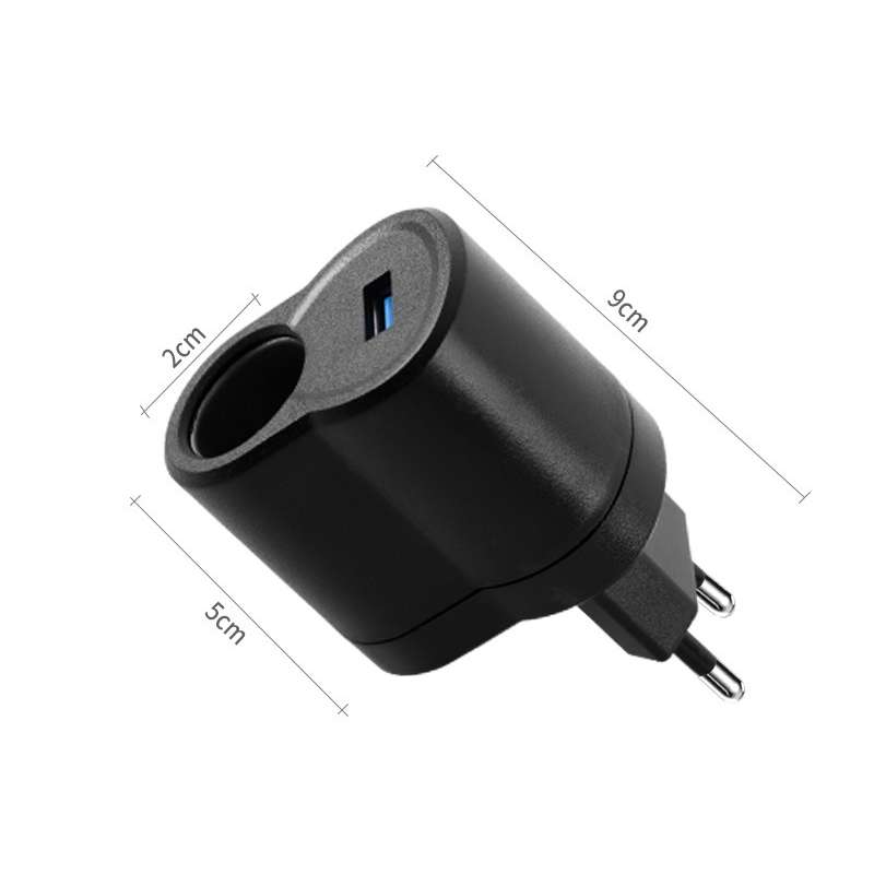 US Plug Home Cigarette Lighter Socket Car Power Converter, Plug Specifications: