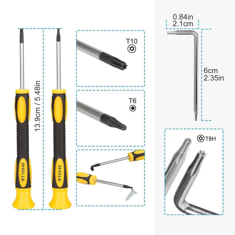 17 In 1 Game Console Repair Screwdriver Tool Set For NS Switch, Series: 17 In 1 (2)