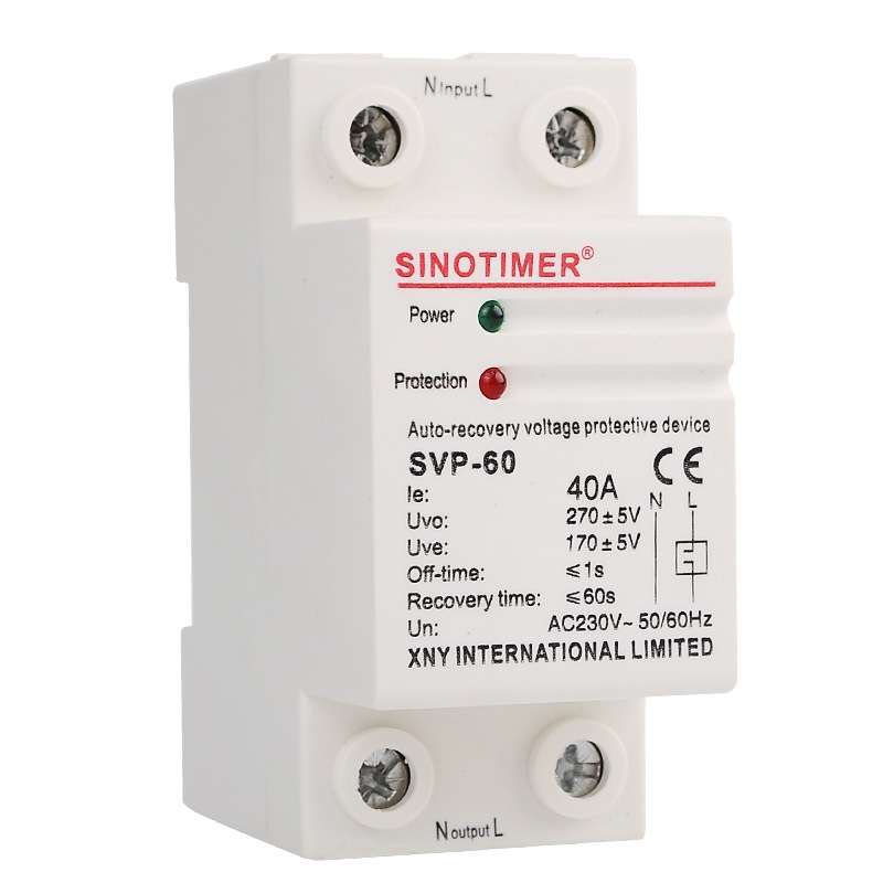 SINOTIMER Single-Phase Self-Duplex Intelligent Over-Pressure Protector(SVP-60)