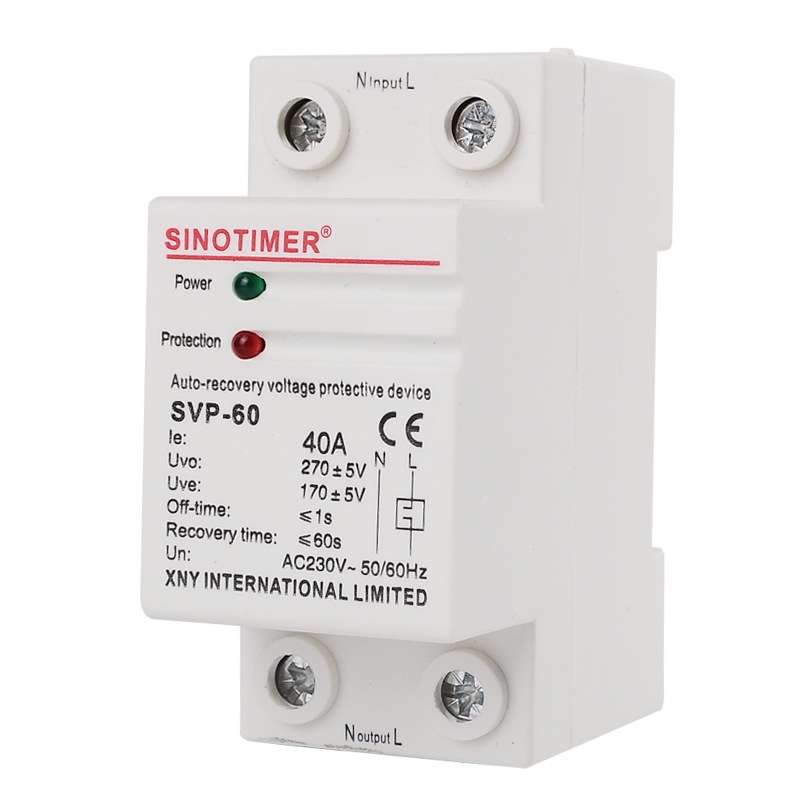 SINOTIMER Single-Phase Self-Duplex Intelligent Over-Pressure Protector(SVP-60)
