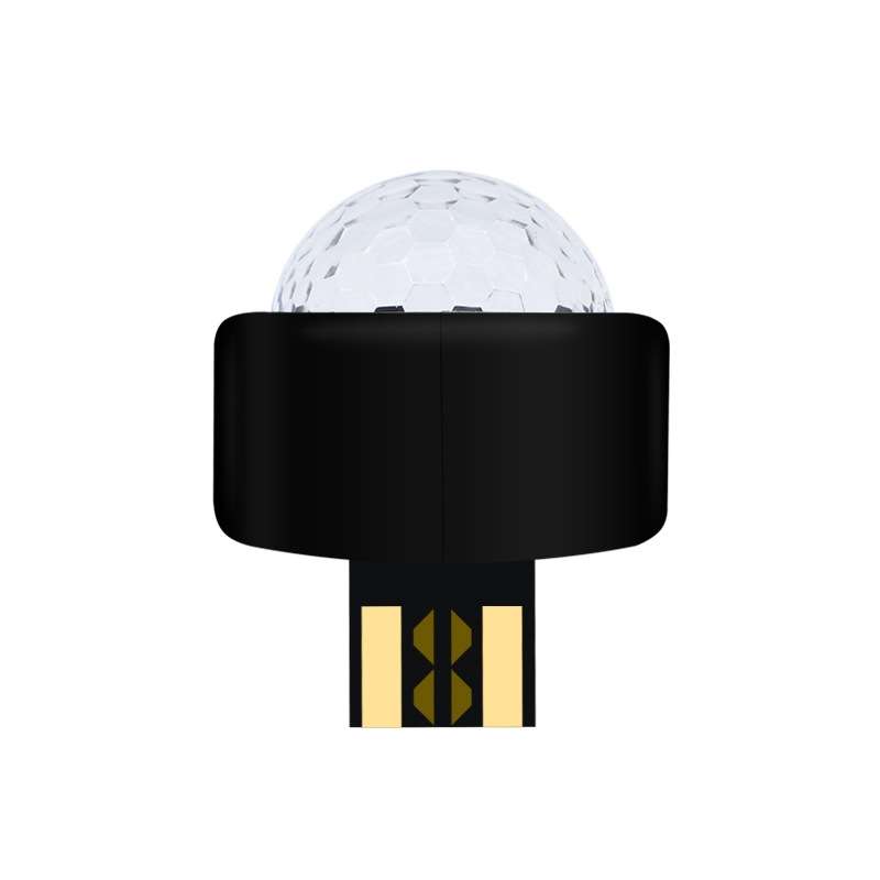 10 PCS Mini Rhythm Stage Lamp Car Colorful USB Atmosphere Light(D1)