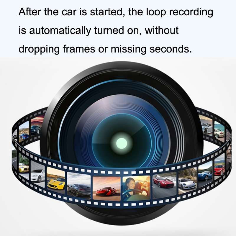 KG210 1080P WIFI Hidden HD Voice Prompt Car Recorder, Style: Single Len