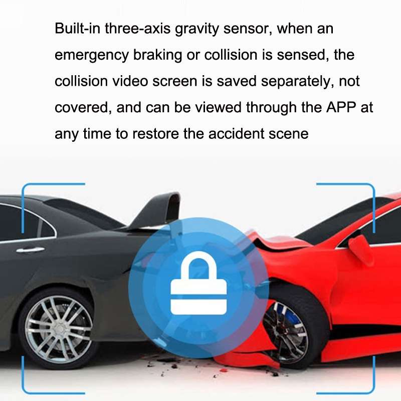KG210 1080P WIFI Hidden HD Voice Prompt Car Recorder, Style: Single Len