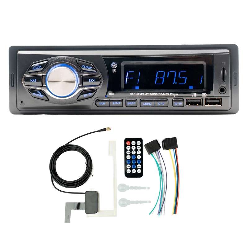 Car Bluetooth DAB+ Player Single Ingot MP3 Digital Broadcast Player