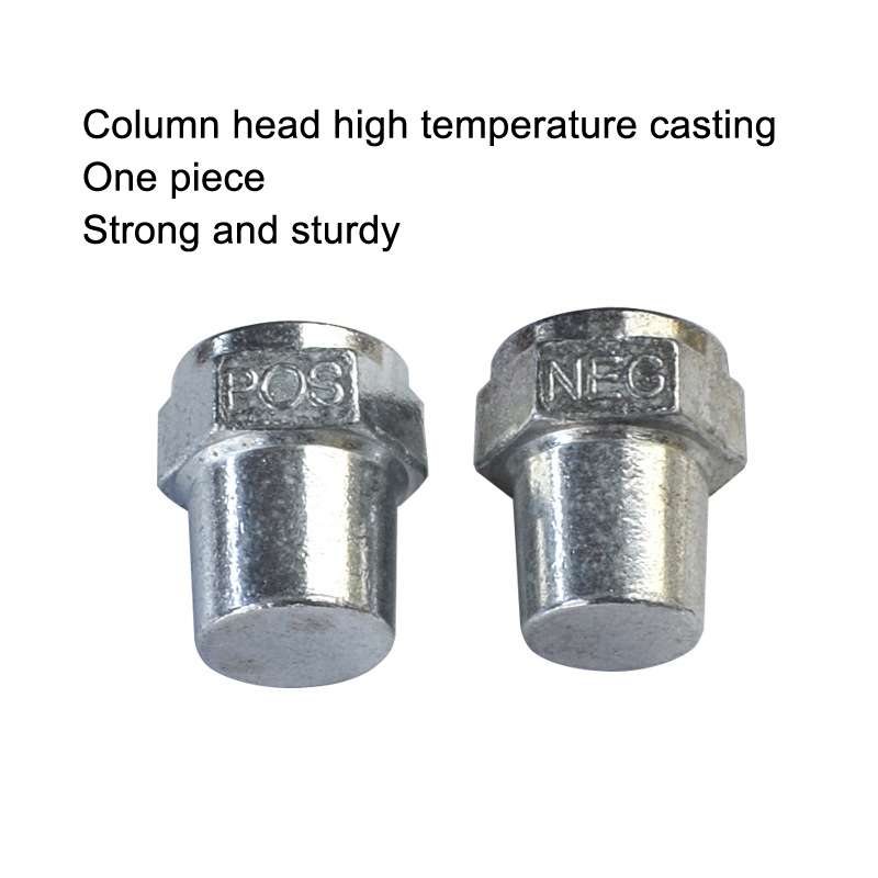 3 Pairs Car Battery Pile Header Circular Column Battery Maintenance Modification Accessories