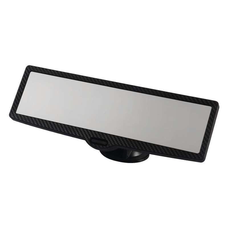 CZC-255 Carbon Fiber Indoor Rearview Mirror Modified Suction Cup Endoscope Auxiliary Mirror(White Mi