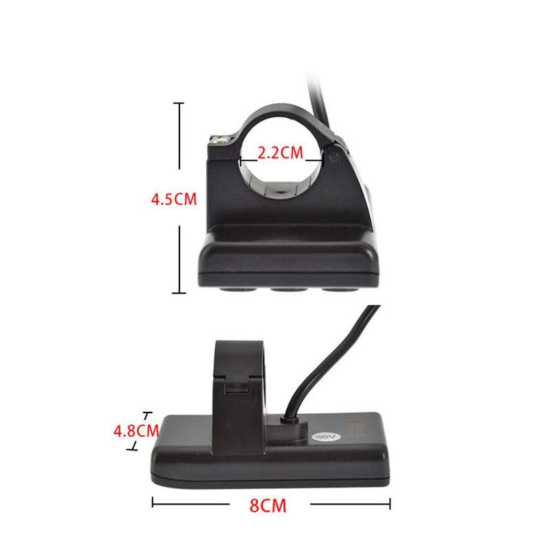S866 Electric Bicycle Mountain Bike LCD Meter, Specification: A Type