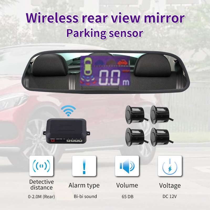 Wireless Radar with LED Display Automatic Alarm Reversing Assist(PZ314W)
