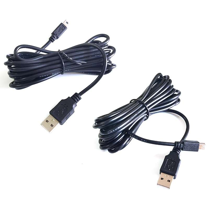 Driving Recorder Power Cord USB Car Charger Antihypertensive Line, Style: 3.5m+2A(Mini Right Bend)