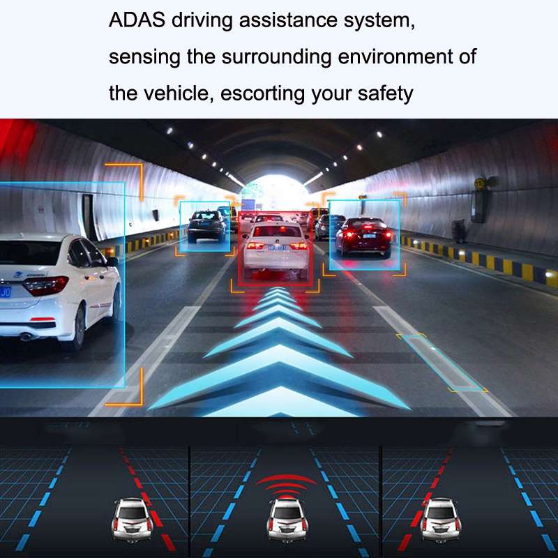 KG390 3 Inch IPS Screen TS Stream WIFI HD Driving Recorder, Style:, Sort by color: Dual Record