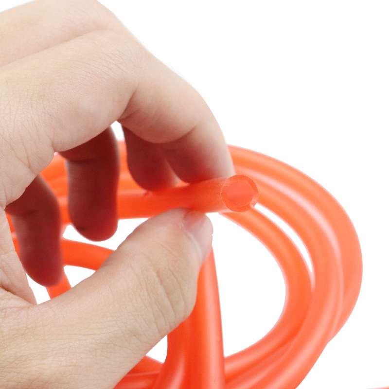 10PCS Motorcycle Modification Oil Pipe Rubber Gasoline Pipe, Length: 1m(Red)