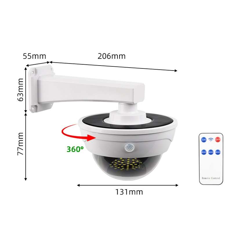 Solar Simulation Camera Monitoring Light Human Body Induction Wall Light(TY11301 LED)