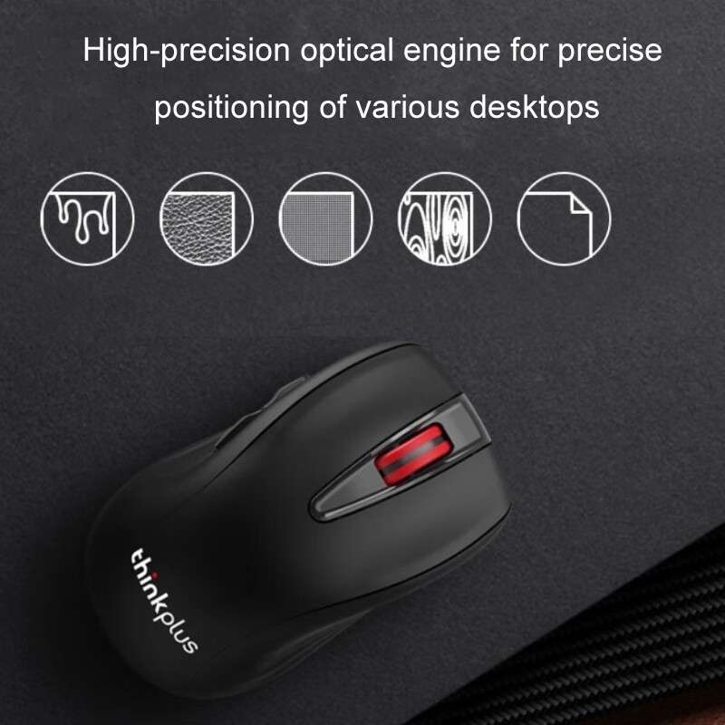 Lenovo Thinkplus High-Precision Wireless Mouse Ergonomic Design Gaming Office Mouse(WL200PRO)