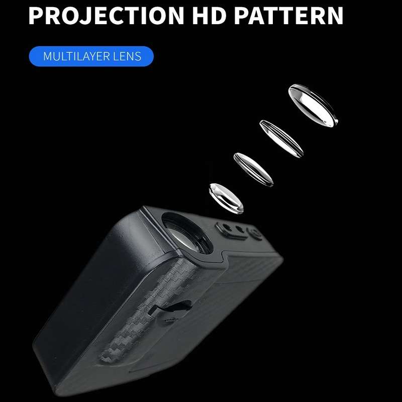 LED Infrared Induction Car Door Welcome Light Night Projection Ambient Light, Specification: XXXX4 (